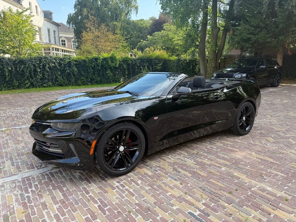 Chevrolet Camaro Gen 6 Cabrio V6 Automaat RS – 2017 – Zwart, 1648 kg, Cabriolet, 4 stoelen, Zwart