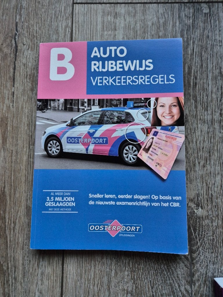 Boek autorijbewijs verkeersregels, Ophalen of Verzenden