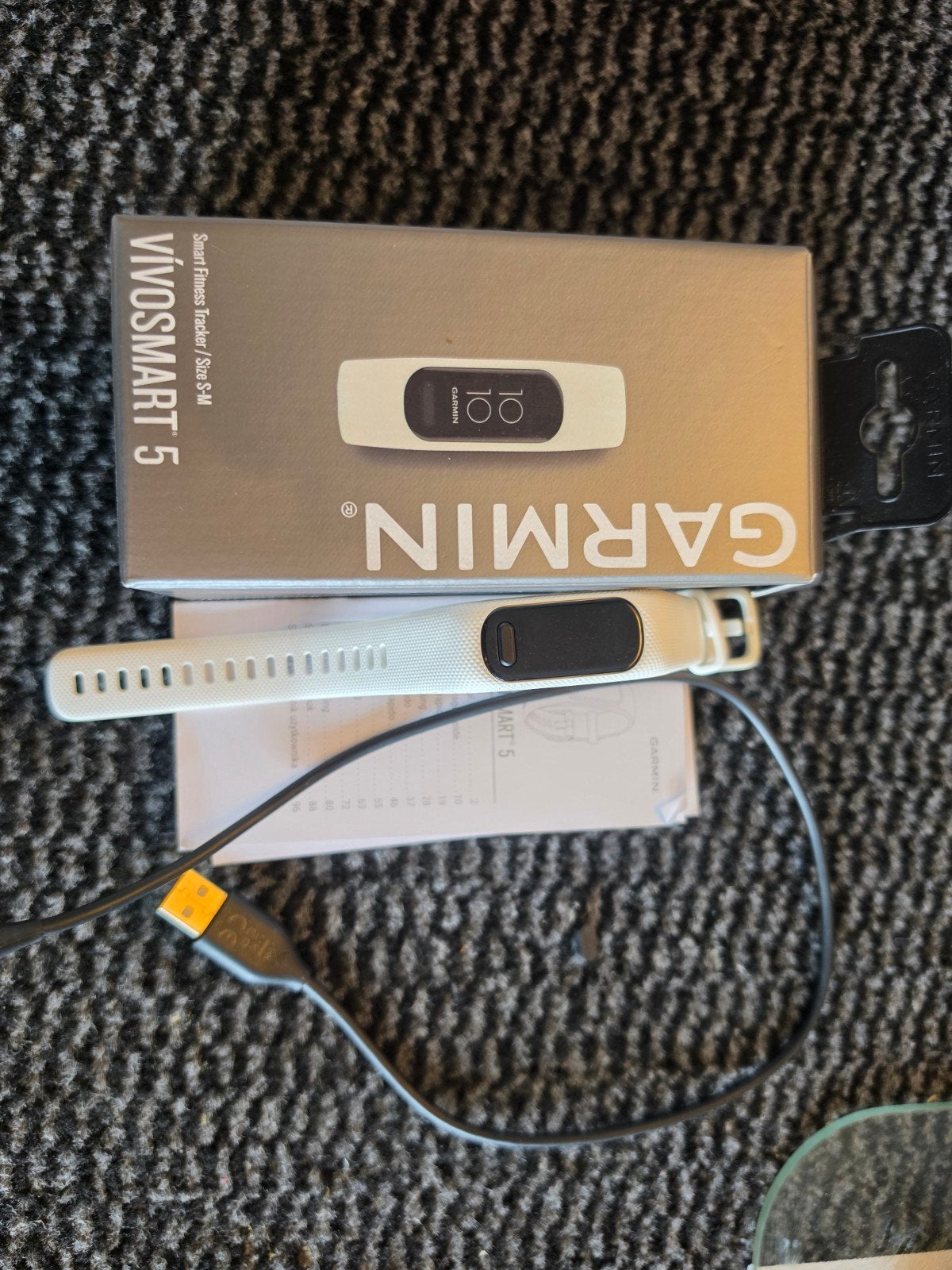 Garmin Vivosmart 5 Fitness Tracker - Wit (S-M), Wit, Ophalen of Verzenden, Zo goed als nieuw, Waterdicht
