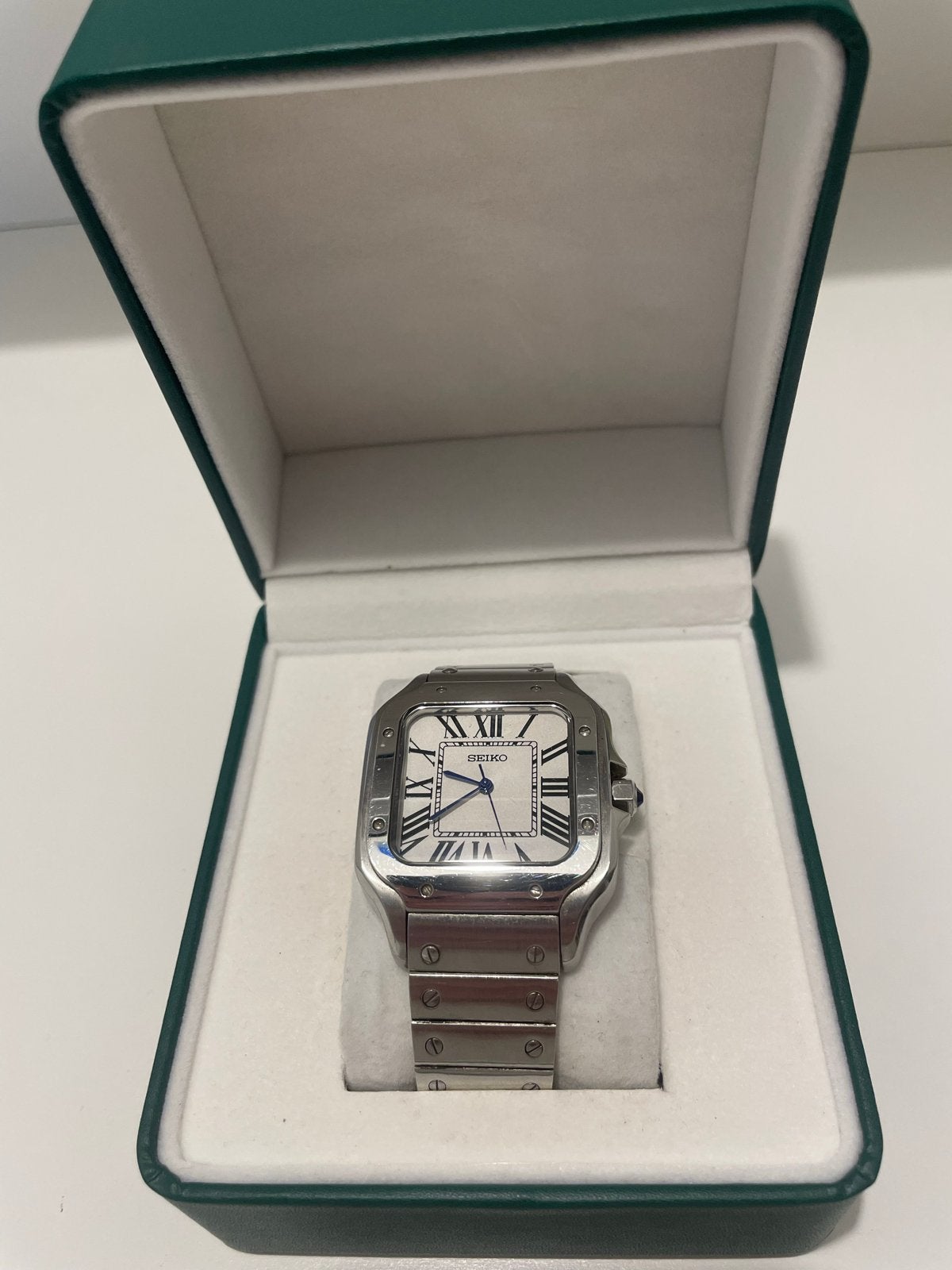 Seiko Polshorloge - Zilverkleurig met Romeinse Cijfers, Sieraden, Tassen en Uiterlijk, Horloges | Dames, Seiko, Staal, Verzenden