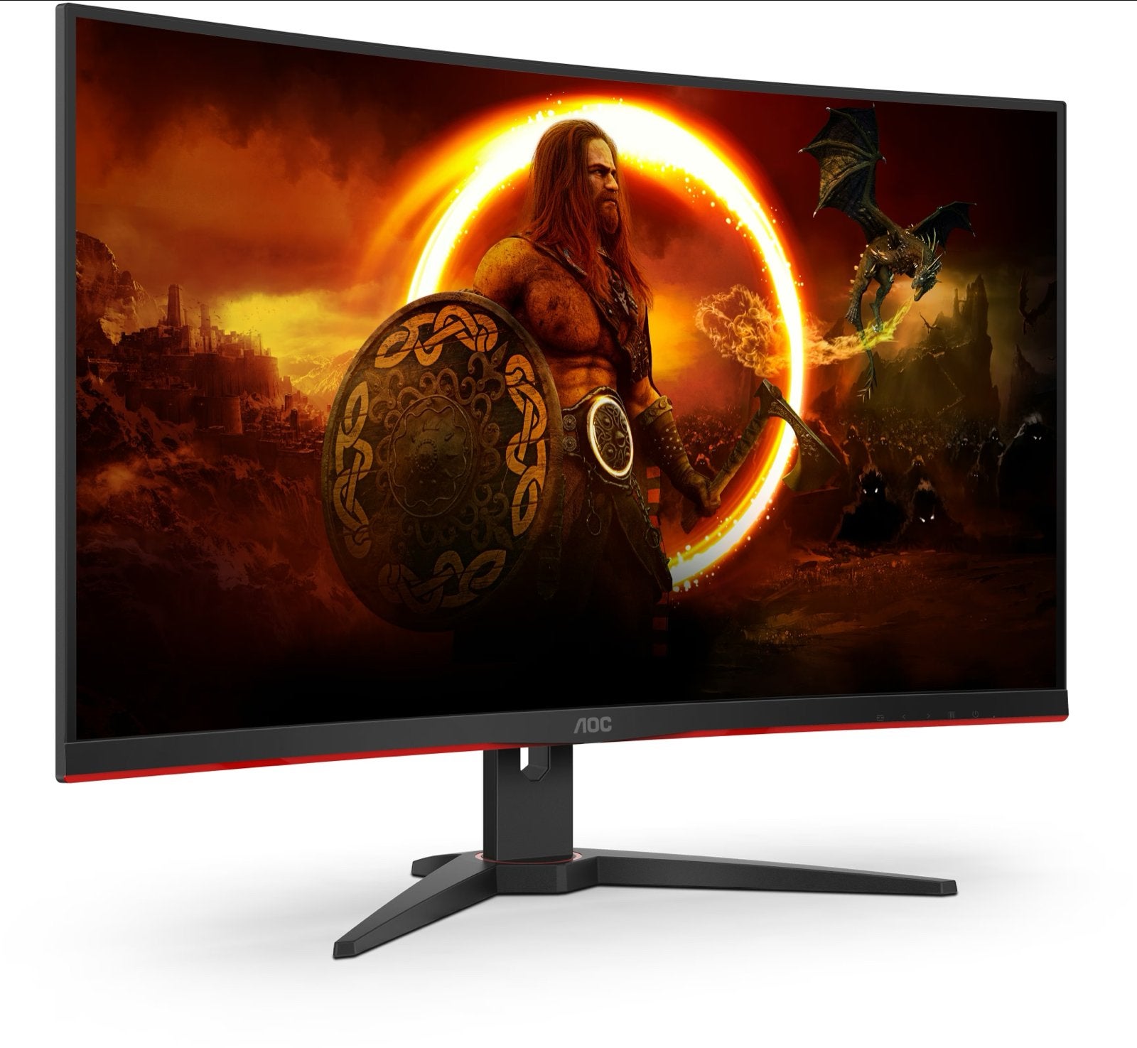AOC CQ32G2SE 32" QHD Curved 165Hz Gaming Monitor, Computers en Software, Gaming, HDMI, Info@novadisplays.nl, Curved