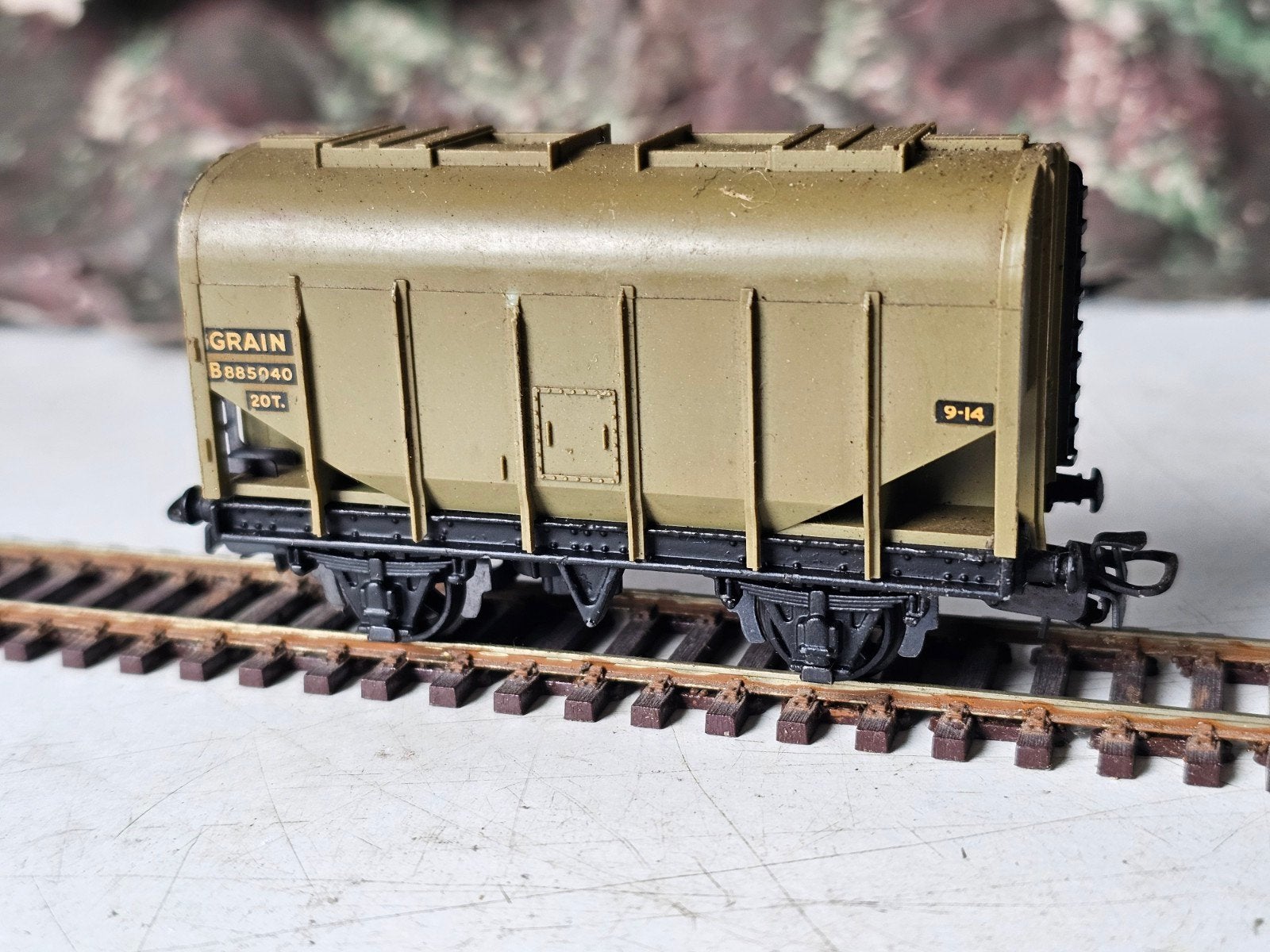 Zeldzame hornby meccan HO Wagon 'Grain' B885040 - Modelspoor, Overige merken, Gebruikt, Gelijkstroom, Wagon