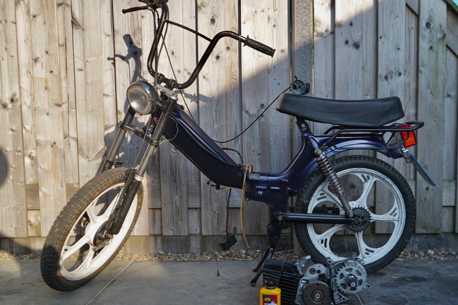 Violet purple Tomos A35 50cc, Fietsen en Brommers, Brommers | Tomos, Gebruikt, Standard, Maximaal 25 km/u, Ophalen