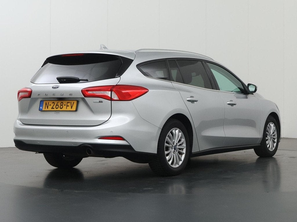 Ford Focus Wagon 1.0 EcoBoost Hybrid Titanium X Business | E, Auto's, Ford, Gebruikt, Origineel Nederlands, Zilver of Grijs, Automatische klimaatregeling