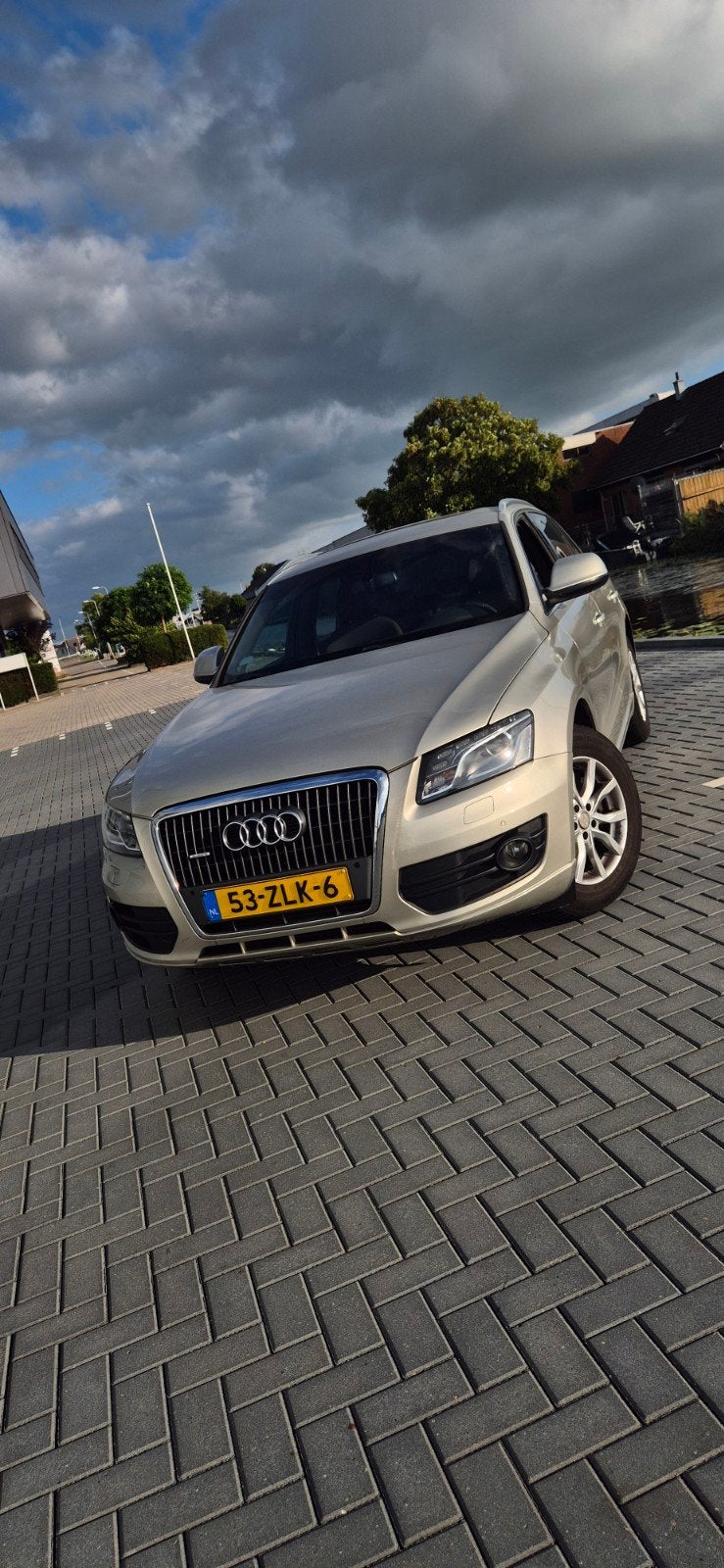 Audi Q5 2.0 TFSI Hybride, Auto's, Audi, Automaat, Leder en Stof, 120 €/maand, Vierwielaandrijving