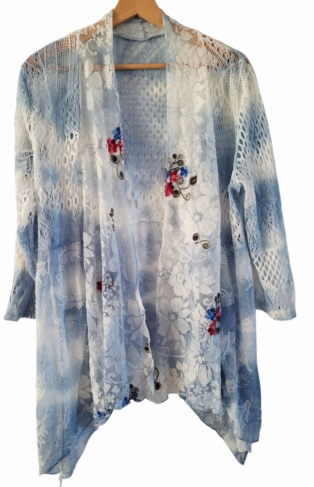 Kanten zomer Ibiza boho vestje maat M zie maten, Ophalen of Verzenden, Zo goed als nieuw, Maat 38/40 (M), Wit