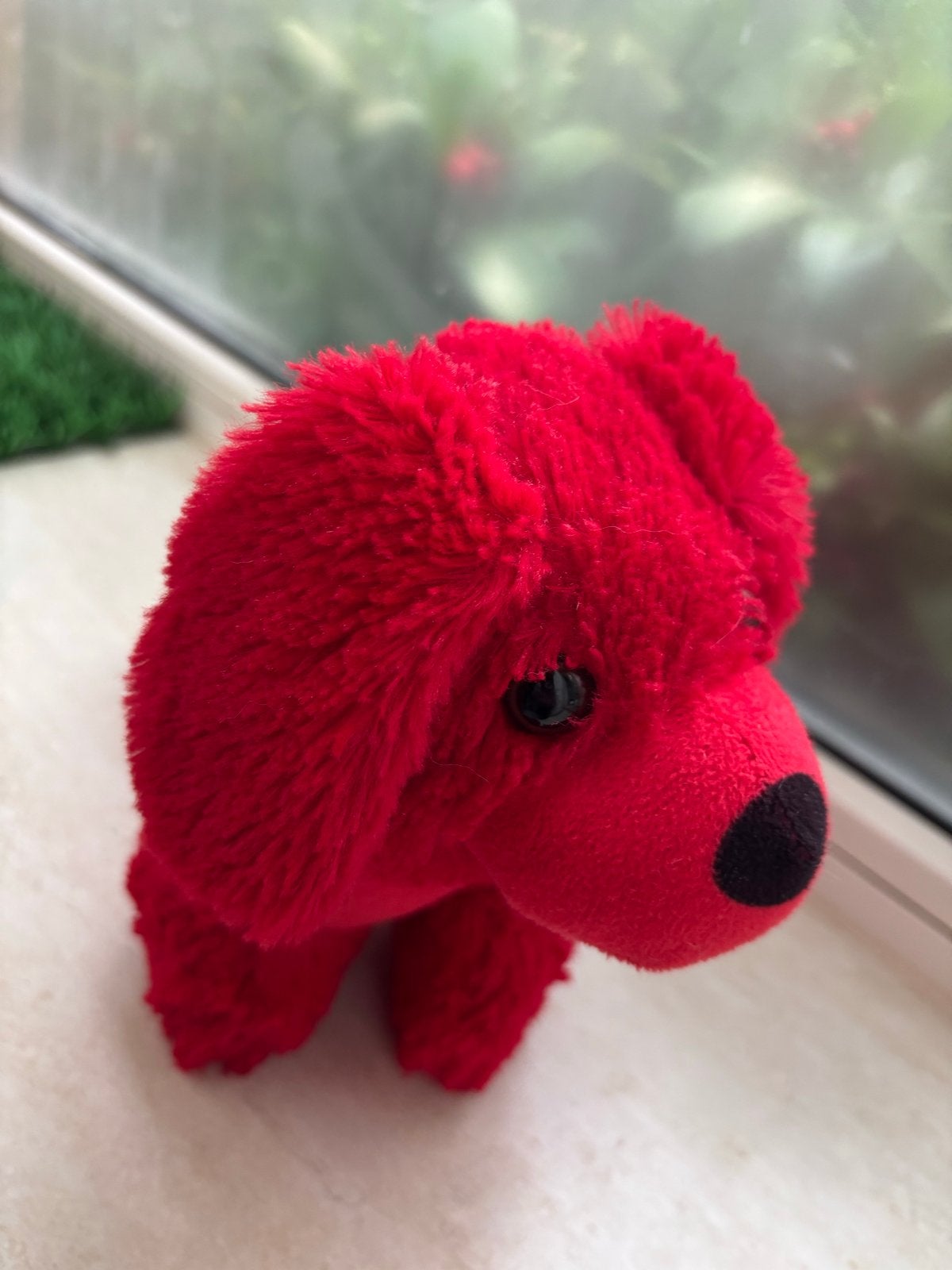 Rode Teckel clifford Knuffel Toy - pre-loved, Gebruikt, Overige merken, Wasbaar, Rood