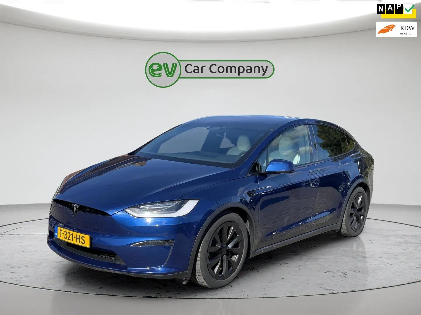 Tesla Model X Dual Motor AWD 7p. 100 kWh | SOH 88% | FSD HW4, Auto's, Automaat, Model X, Blauw, 7 stoelen