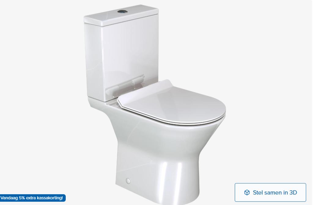Te Koop WC pot, Doe-het-zelf en Verbouw, Sanitair, Nieuw, Toilet, Steen, Ophalen