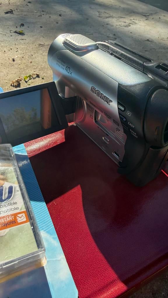 Sony Handycam DVD RW camera + 6 RW DVD's, Ophalen, Gebruikt, Dvd, 20x of meer