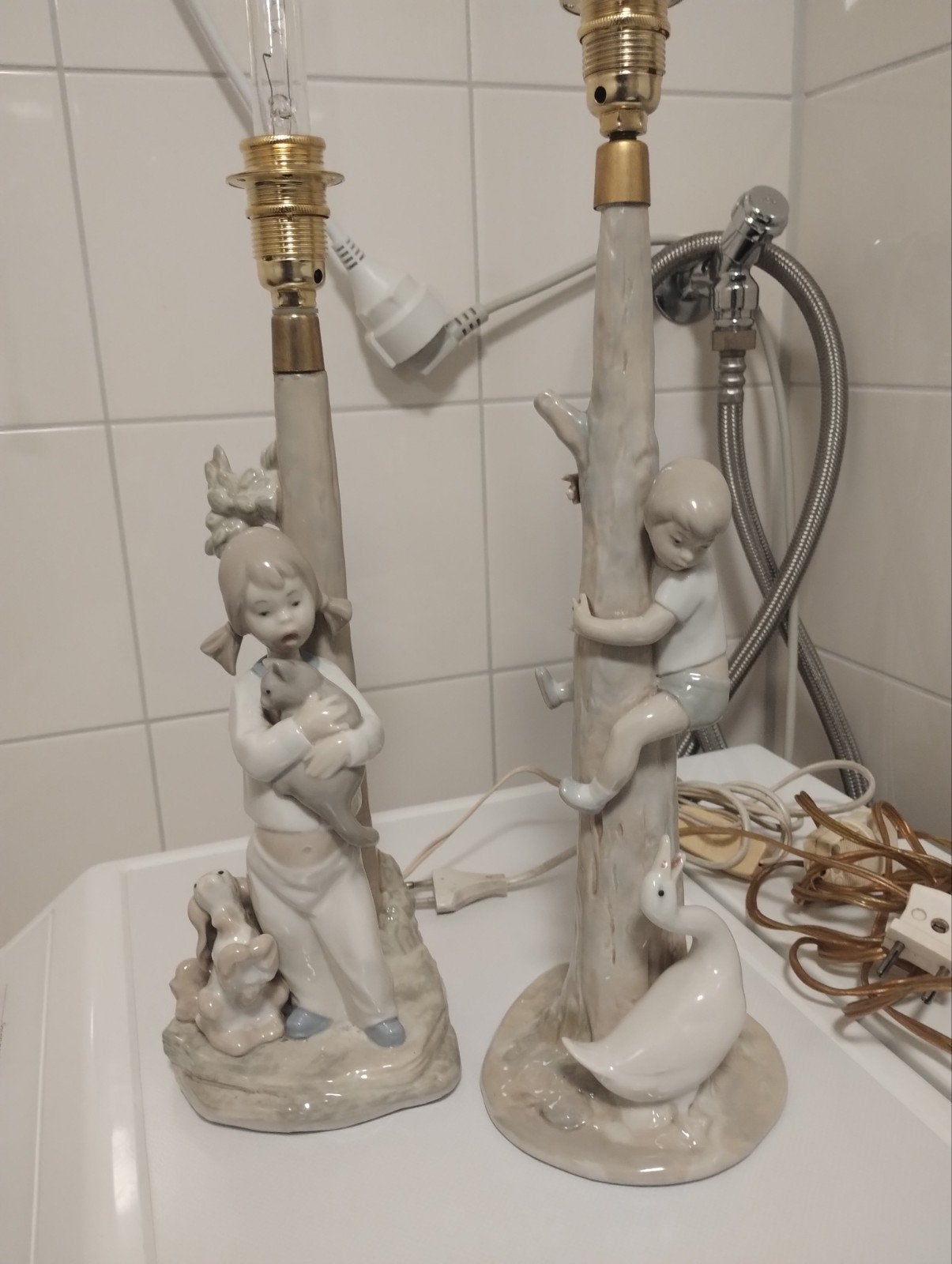 Lladro porseleinen lampen, Antiek en Kunst, Ophalen of Verzenden