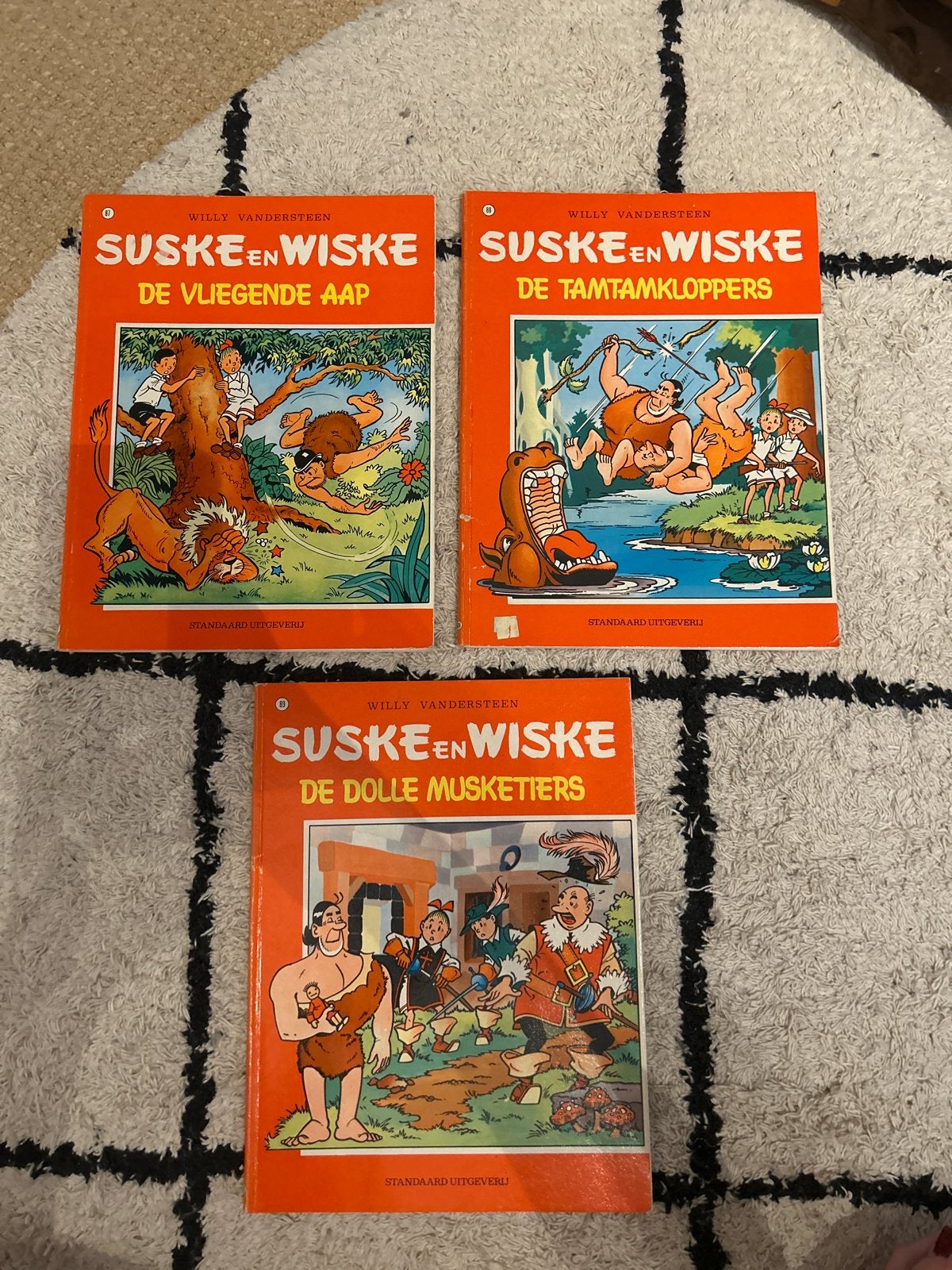 Suske en Wiske: De Vliegende Aap, Tamtamkloppers, Dolle Musk, Boeken, Stripboeken, Meerdere stripboeken, Ophalen of Verzenden