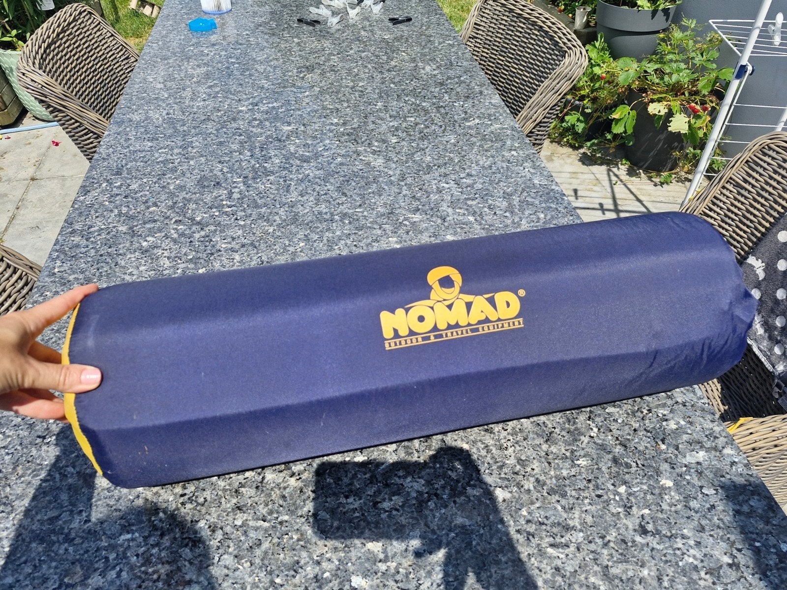 Nomad zelfopblazend slaapmat zwart, Ophalen, Zo goed als nieuw, 1-persoons