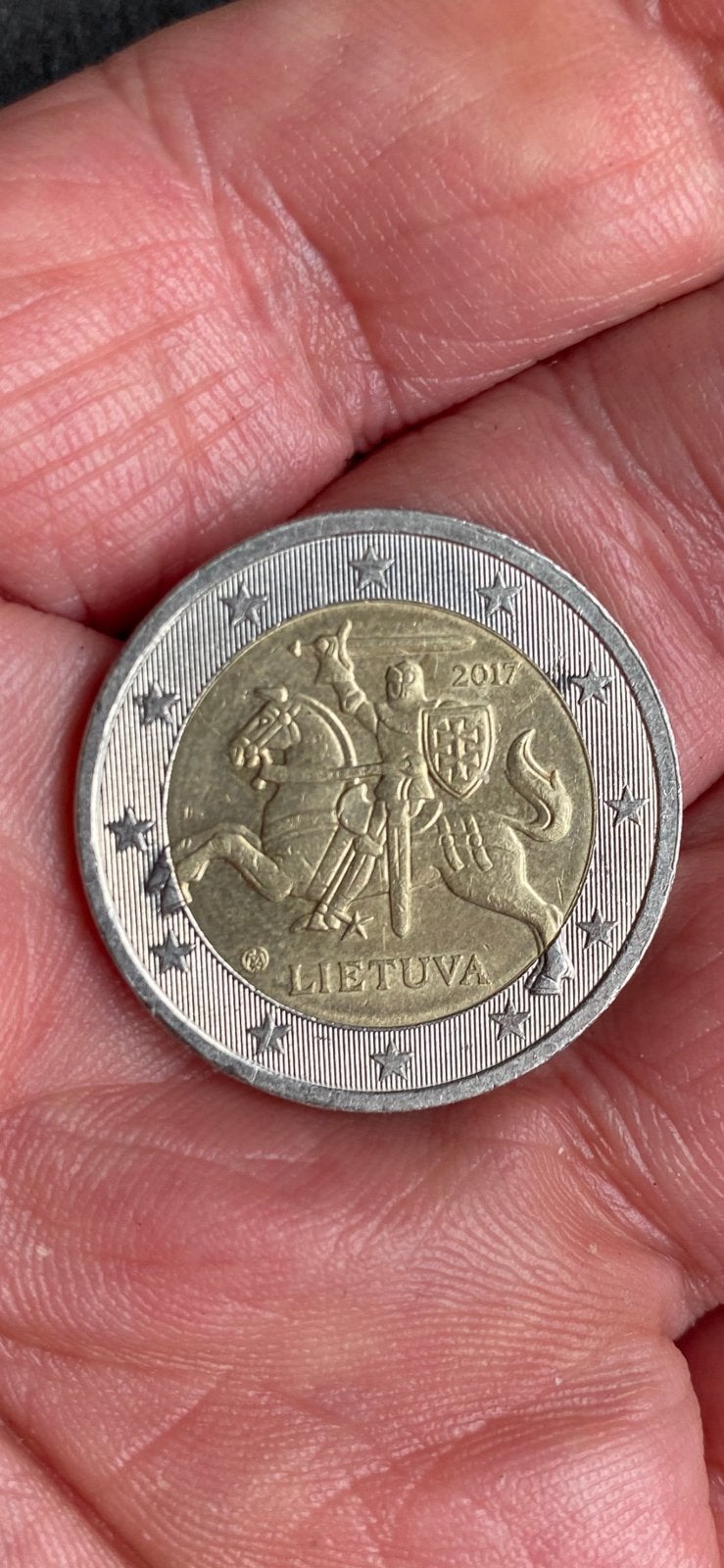 munt:  2,- €  LITOUWEN, Postzegels en Munten, Munten | Europa | Euromunten, Ophalen of Verzenden, Overige landen, 2 euro, Losse munt