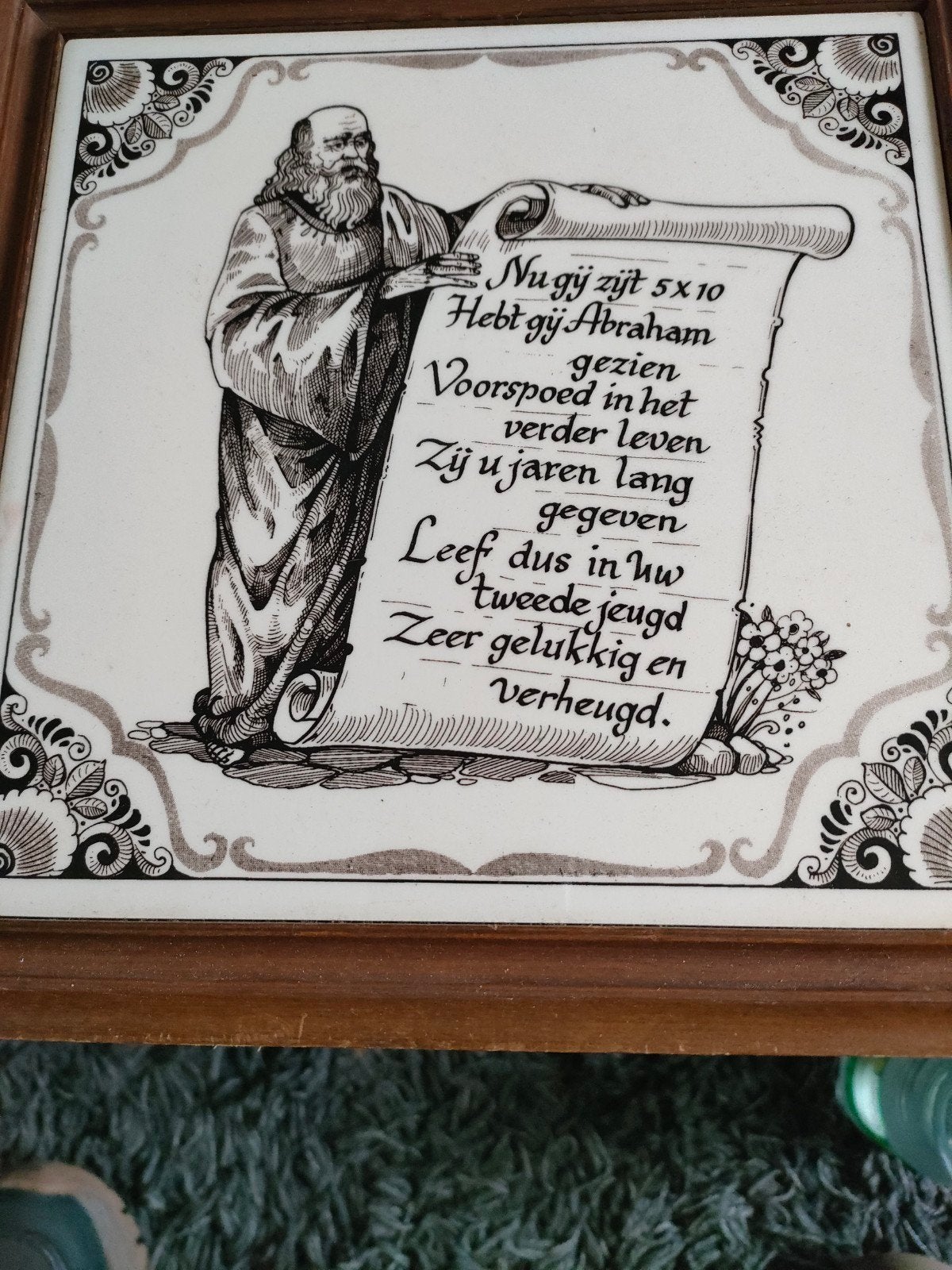 Abraham 50 jaar, Ophalen