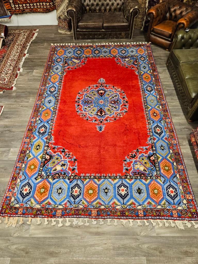 Handgeknoopt Berber Tapijt. Prachtige volle kleuren! Weg=Weg, 200 cm of meer, Ophalen of Verzenden, Zo goed als nieuw, 200 cm of meer