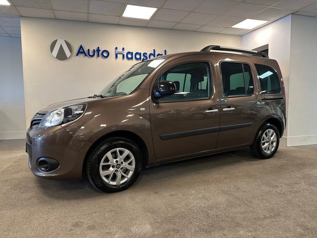 Renault Kangoo Family 1.2 TCe|AUTOMAAT|"LIMITED"|VEEL OPTIES, Auto's, Gebruikt, 4 cilinders, Bruin, Bedrijf