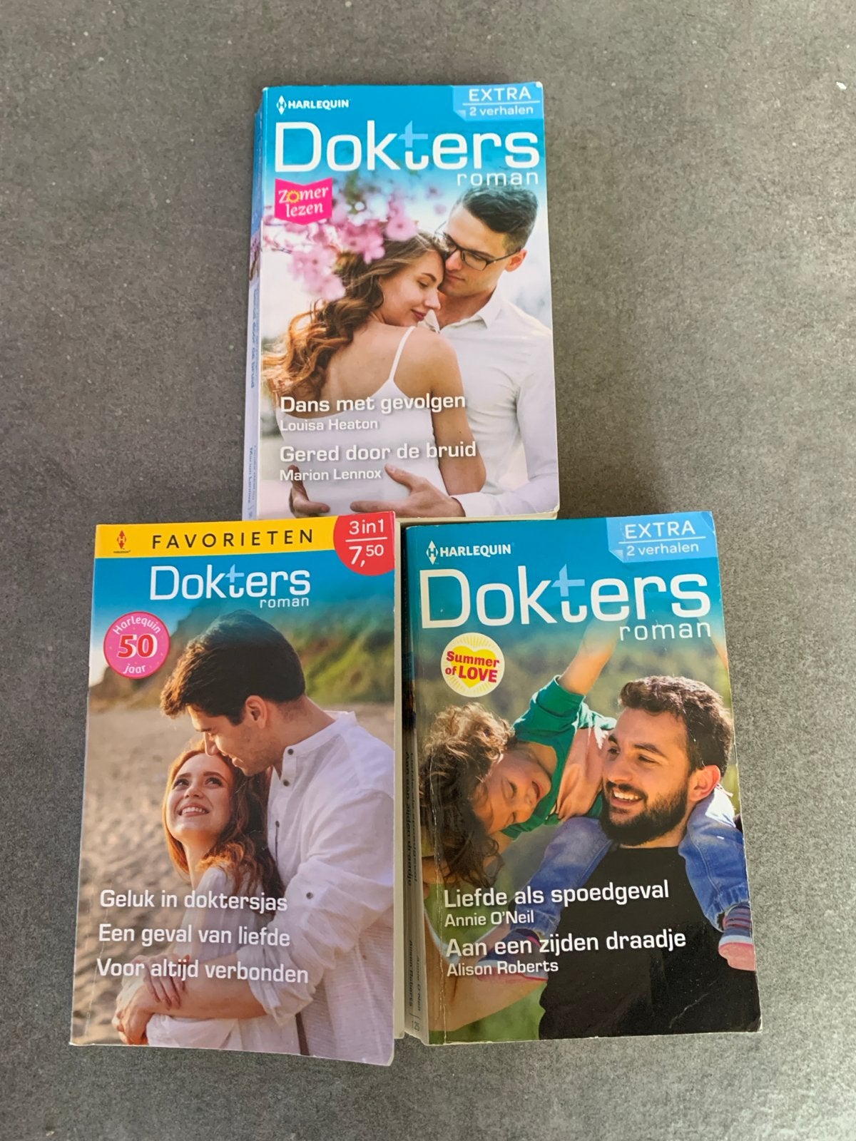 Harlequin Doktersroman - 3 boeken, Ophalen of Verzenden, Gelezen, Nederland