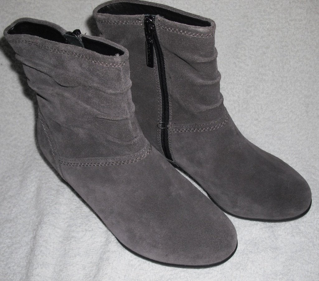 Grijze Suede laarsjes,Medicus.maat 3,5 / 36 en half ( NIEUW, Lage of Enkellaarzen, Nieuw, Ophalen of Verzenden, Grijs