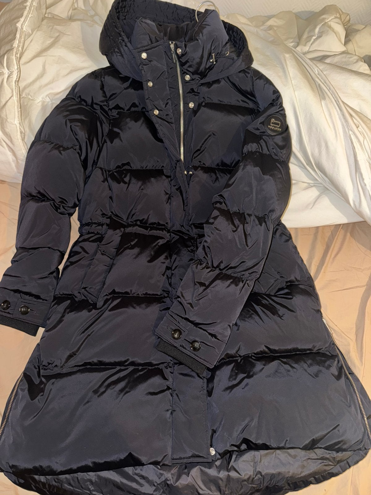 Woolrich puffer jacket, Ophalen of Verzenden, Zo goed als nieuw, Maat 46/48 (XL) of groter, Zwart