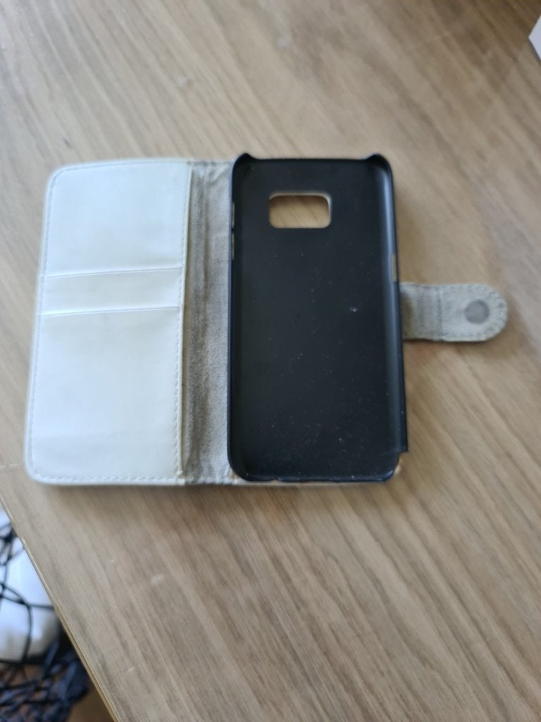 Leren Hoes voor Samsung S7, Ophalen of Verzenden, Gebruikt, Overige modellen, Flipcase