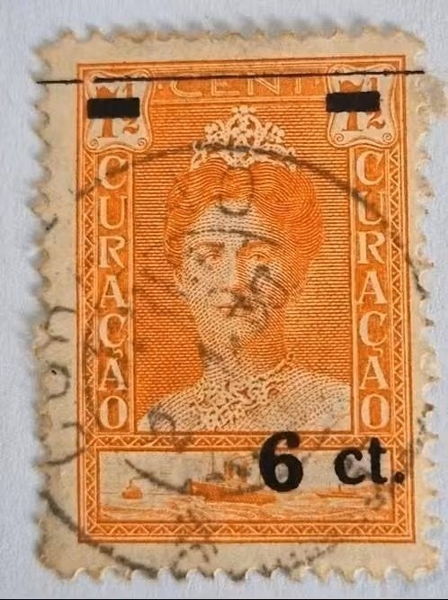 Curaçao 1929 - nvph 100 - Hulpuitgifte, Postzegels en Munten, Ophalen of Verzenden, Gestempeld