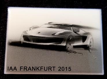 Porsche IAA Frankfurt 2015 pin, Verzamelen, Speldjes, Pins en Buttons, Verzenden, Nieuw, Transport, Speldje of Pin