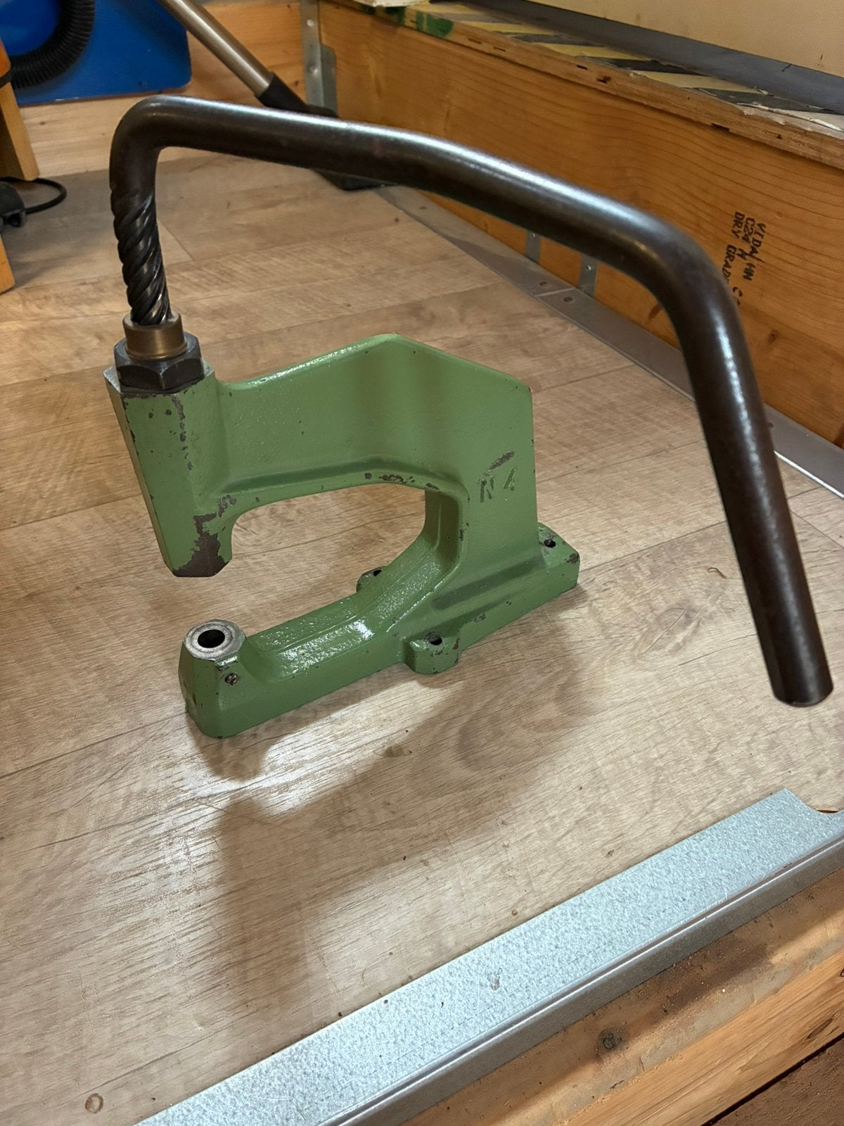 Spindel / handpers, Ophalen, Gebruikt