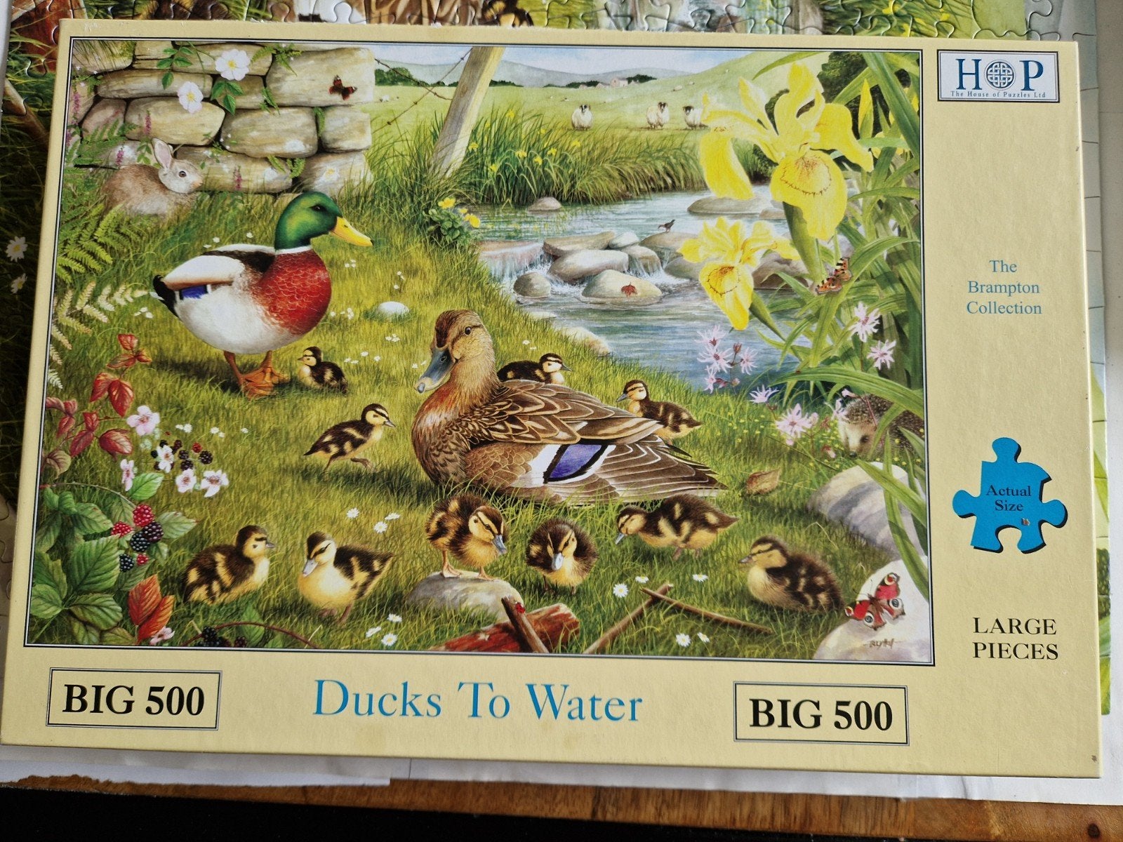 HOP puzzel 500XL stukjes, Ophalen of Verzenden, Gebruikt, Legpuzzel