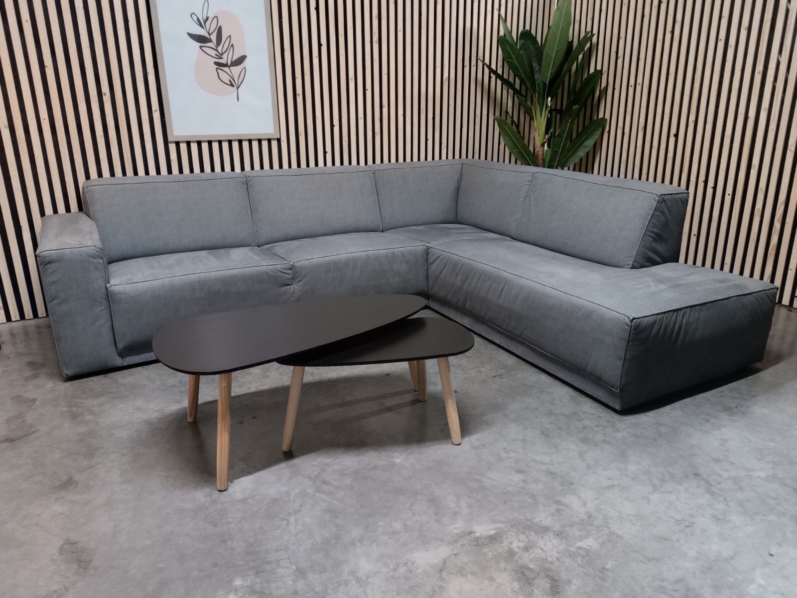 Coming Lifestyle Pull Hoekbank Grijs - Gratis Bezorging, Hoekbank, Ophalen of Verzenden, Zo goed als nieuw, Vierpersoons of meer