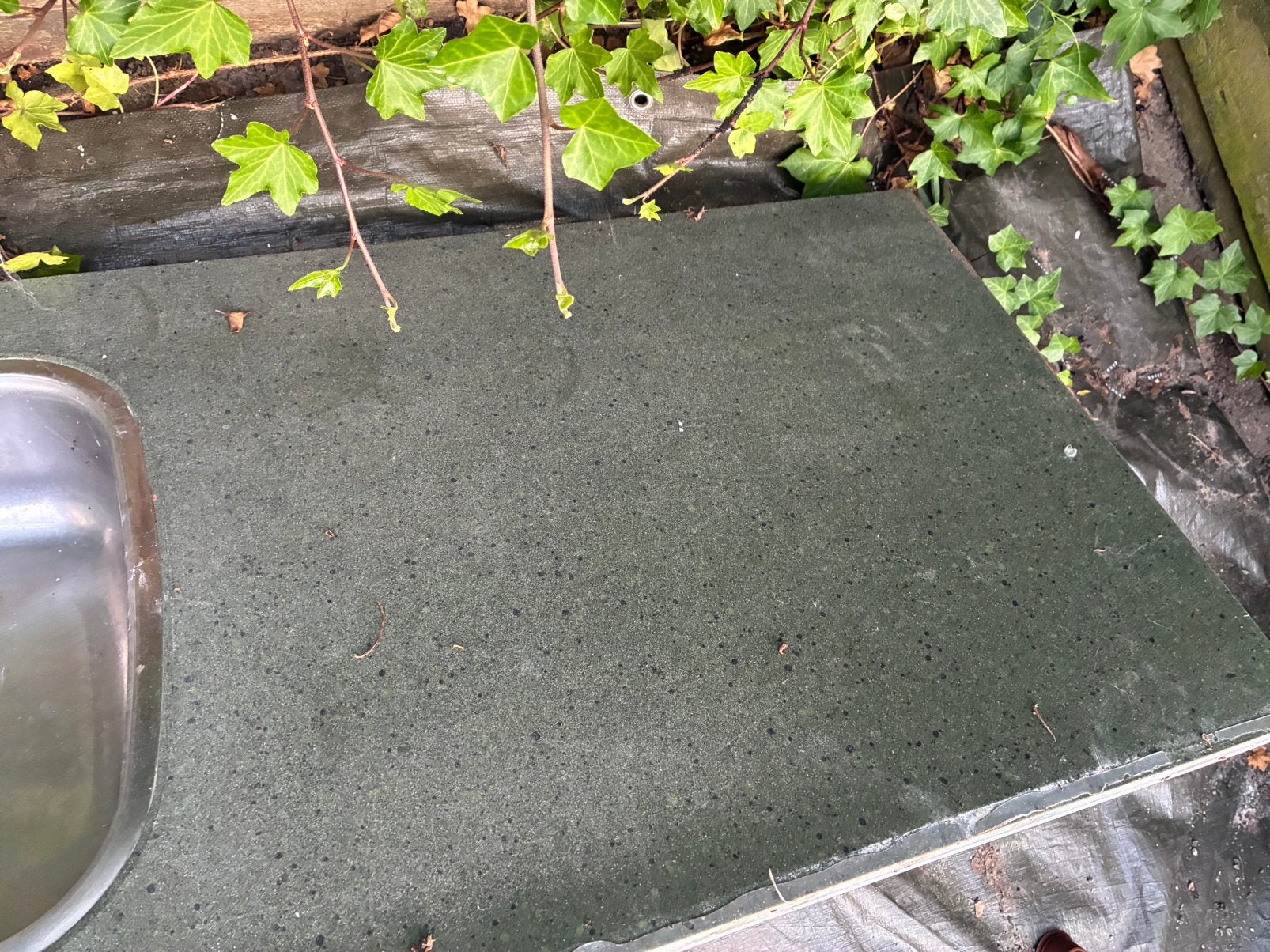 Tafelblad zwaar gratis, Ophalen, Gebruikt, Graniet of Steen, Enkelwandige keuken