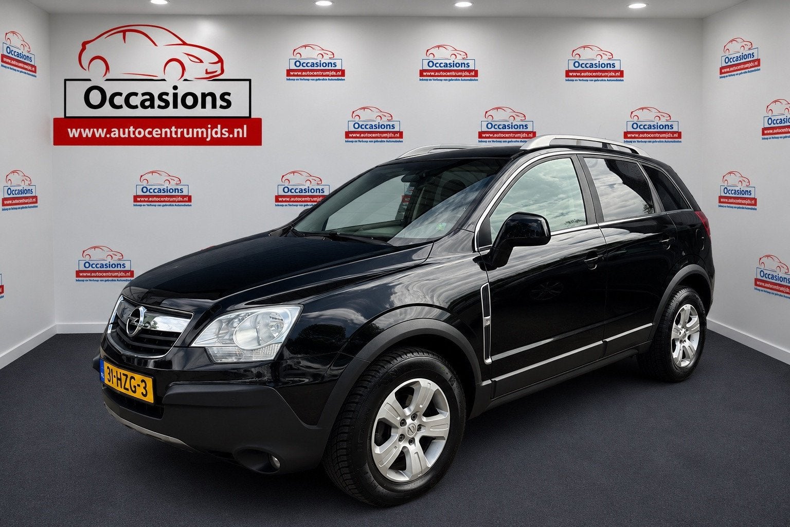 Opel Antara 2.4-16V Temptation. Navi ! Airco !, Auto's, Opel, Stof, Gebruikt, Zwart, 4 cilinders