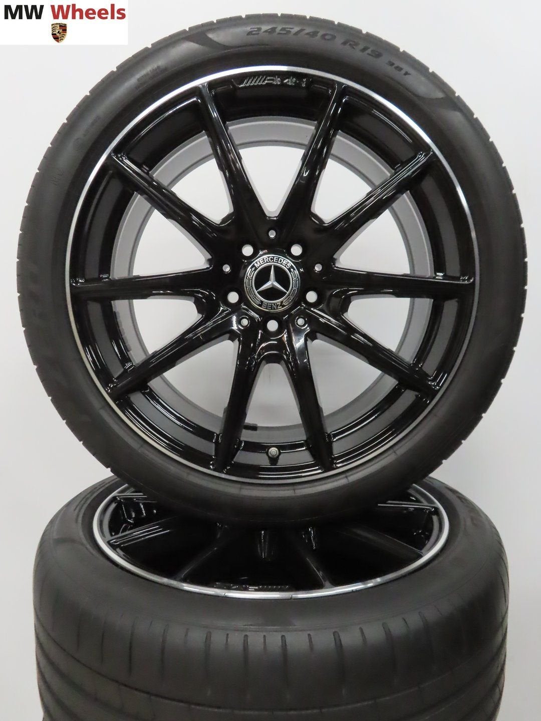 Originele Mercedes AMG 19 inch velgen E W213 met zomerbanden, Auto-onderdelen, Banden en Velgen, 19 inch, -, -, Banden en Velgen