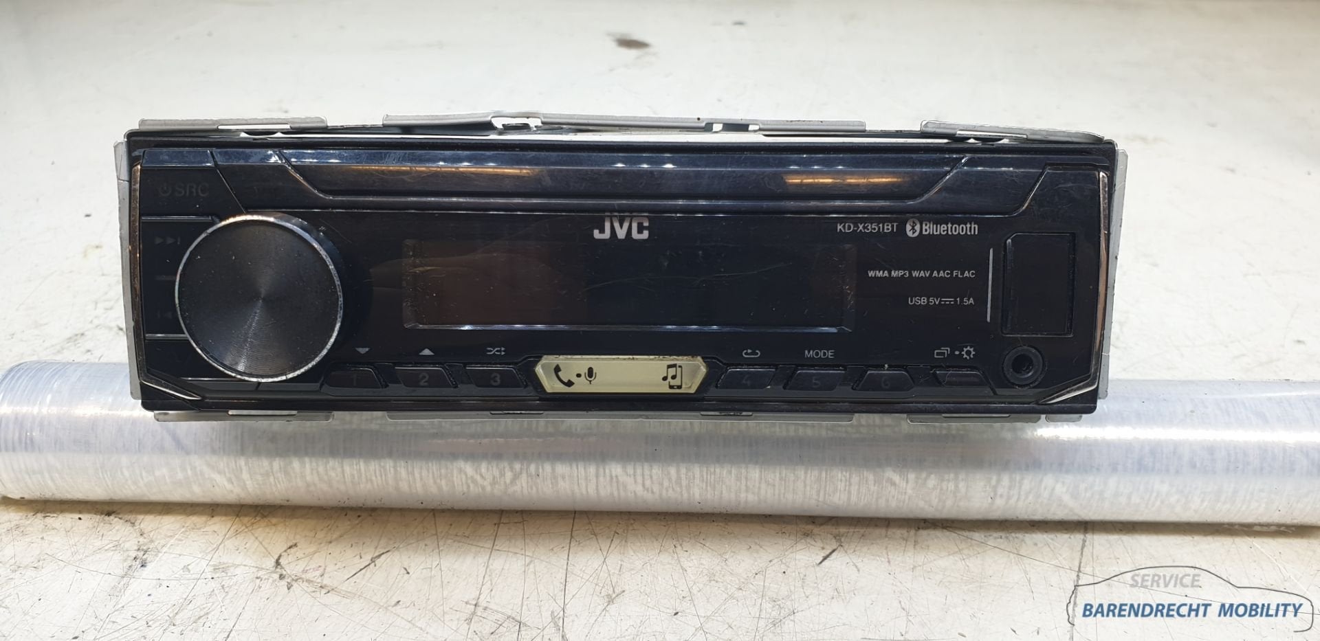 JVC KD-X351BT bluetooth radio origineel gebruikt, Info@fabrikant.eu, Fabrikantstraat 1
1000 AA  Amsterdam, NL, Ophalen of Verzenden