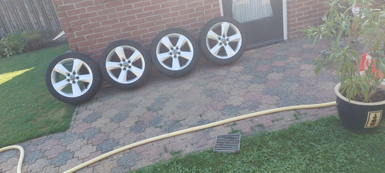 opel velgen met zomer banden, Ophalen