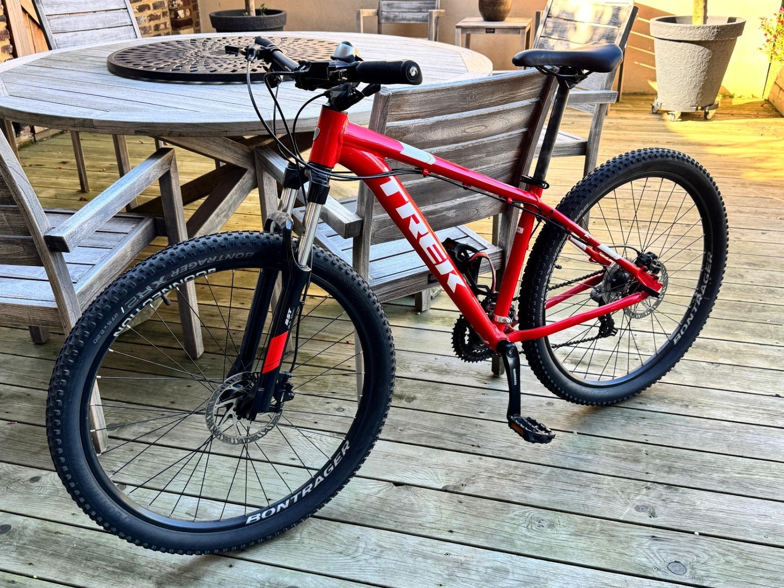 Trek Marlin 5 Mountainbike - Maat 15.5 (Rood), Gebruikt, Hardtail, Schijfrem, Trek