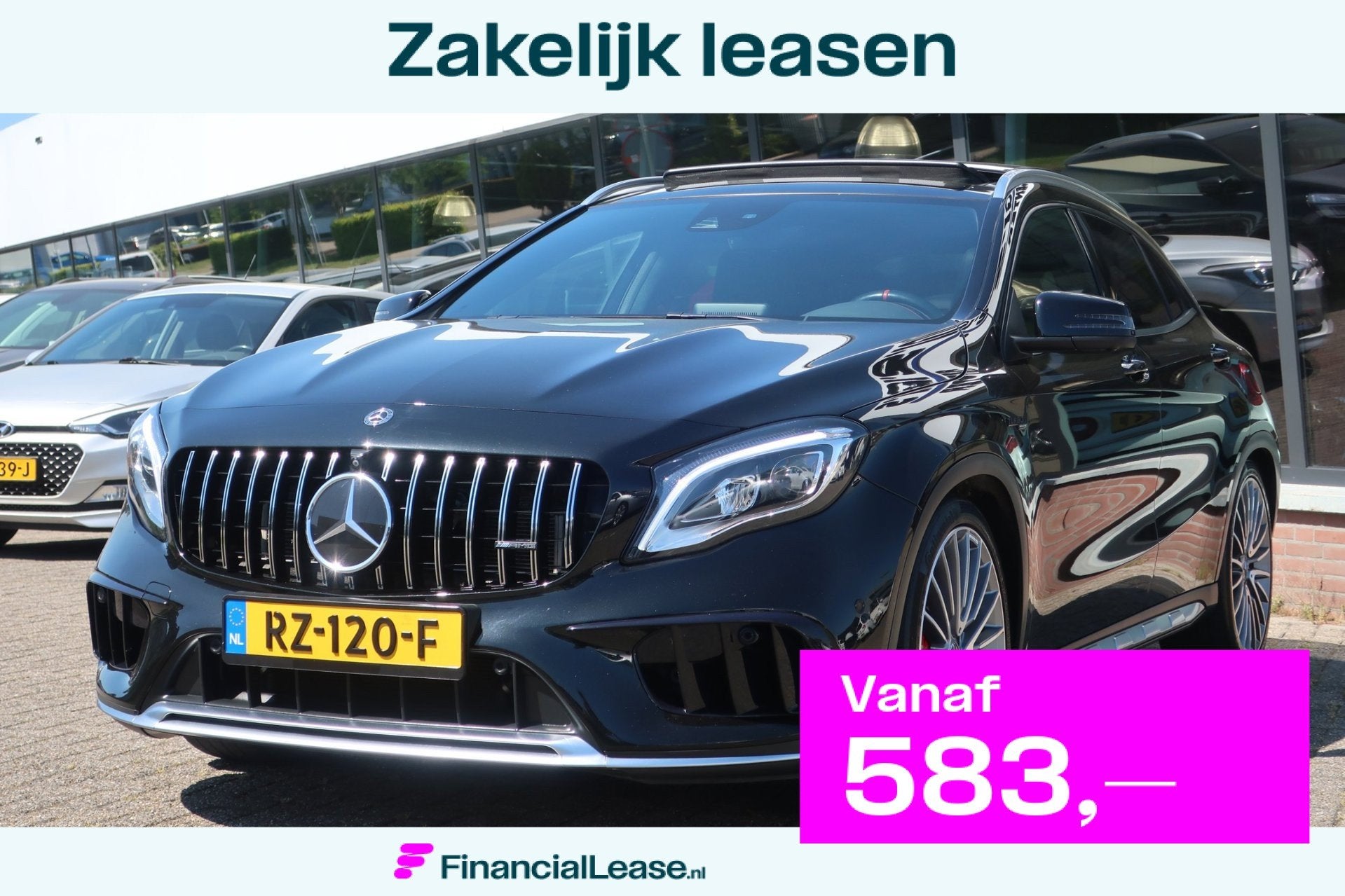 Mercedes-Benz GLA-klasse AMG 45 4MATIC Premium Plus ADAP-CRU, Automaat, Automatische klimaatregeling, Gebruikt, 4 cilinders