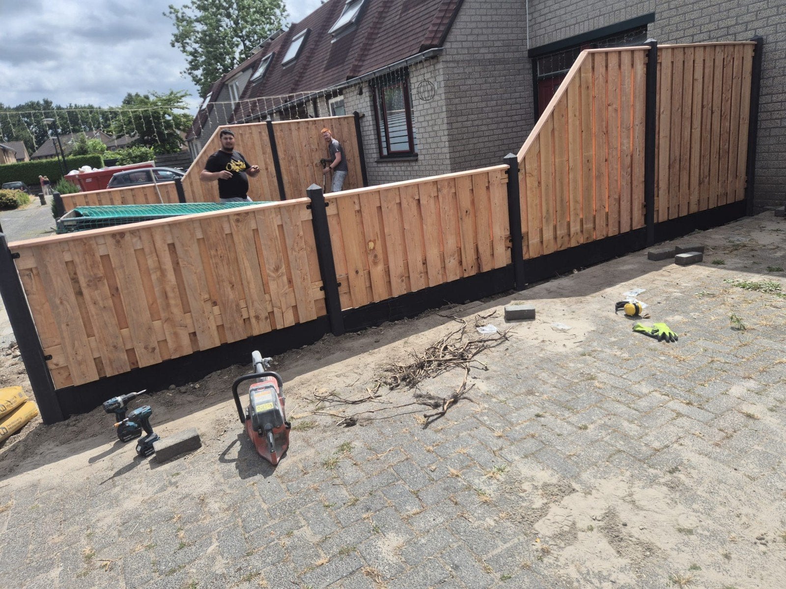 A.B schutting en tuinaanleg, Tuin en Terras, Schuttingen, Ophalen of Verzenden, Hout, Minder dan 3 meter, 1 tot 2 meter