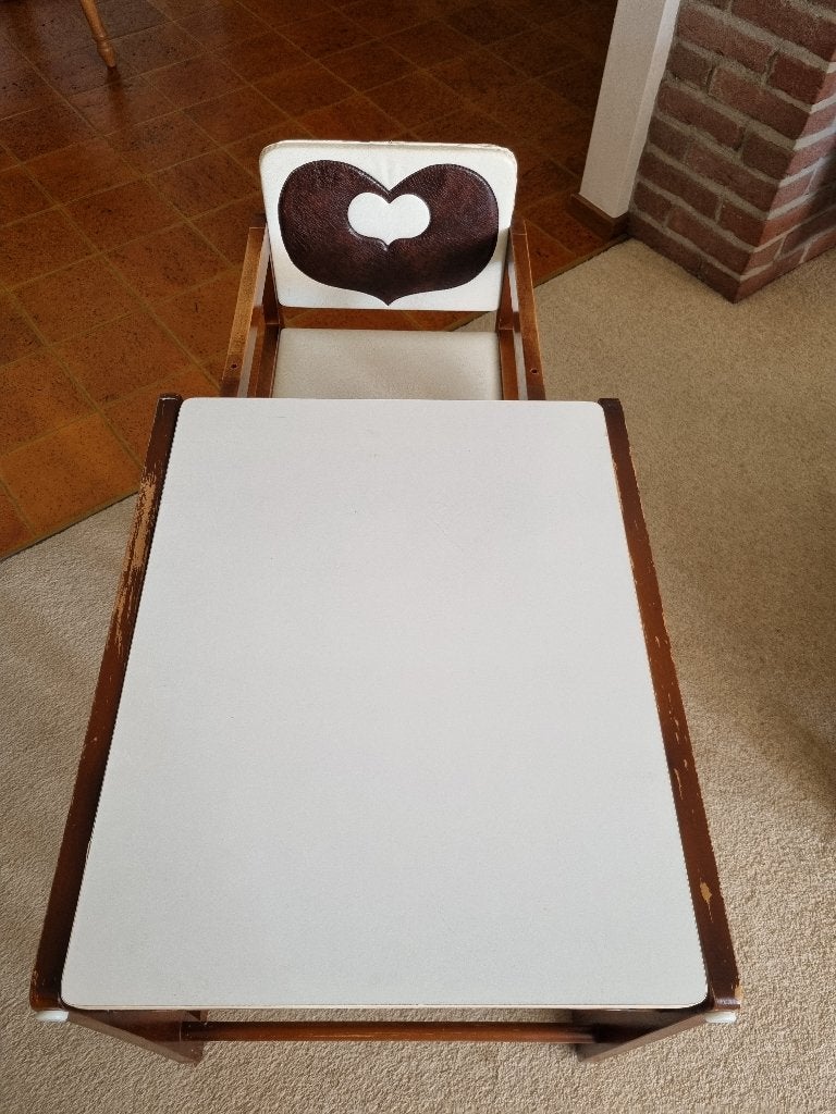 Kinderstoel ook als tafeltje en stoeltje te gebruiken, Ophalen, Gebruikt, Meegroeistoel