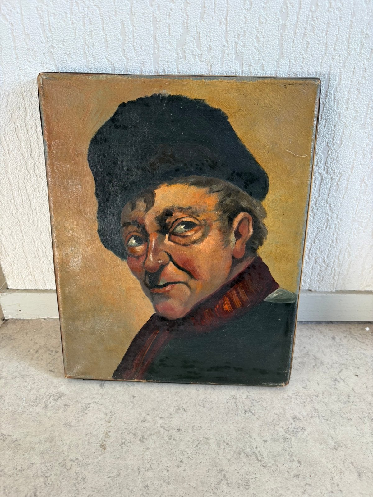 Olieverfschilderij op doek. Het schilderij is zonder lijst, Ophalen