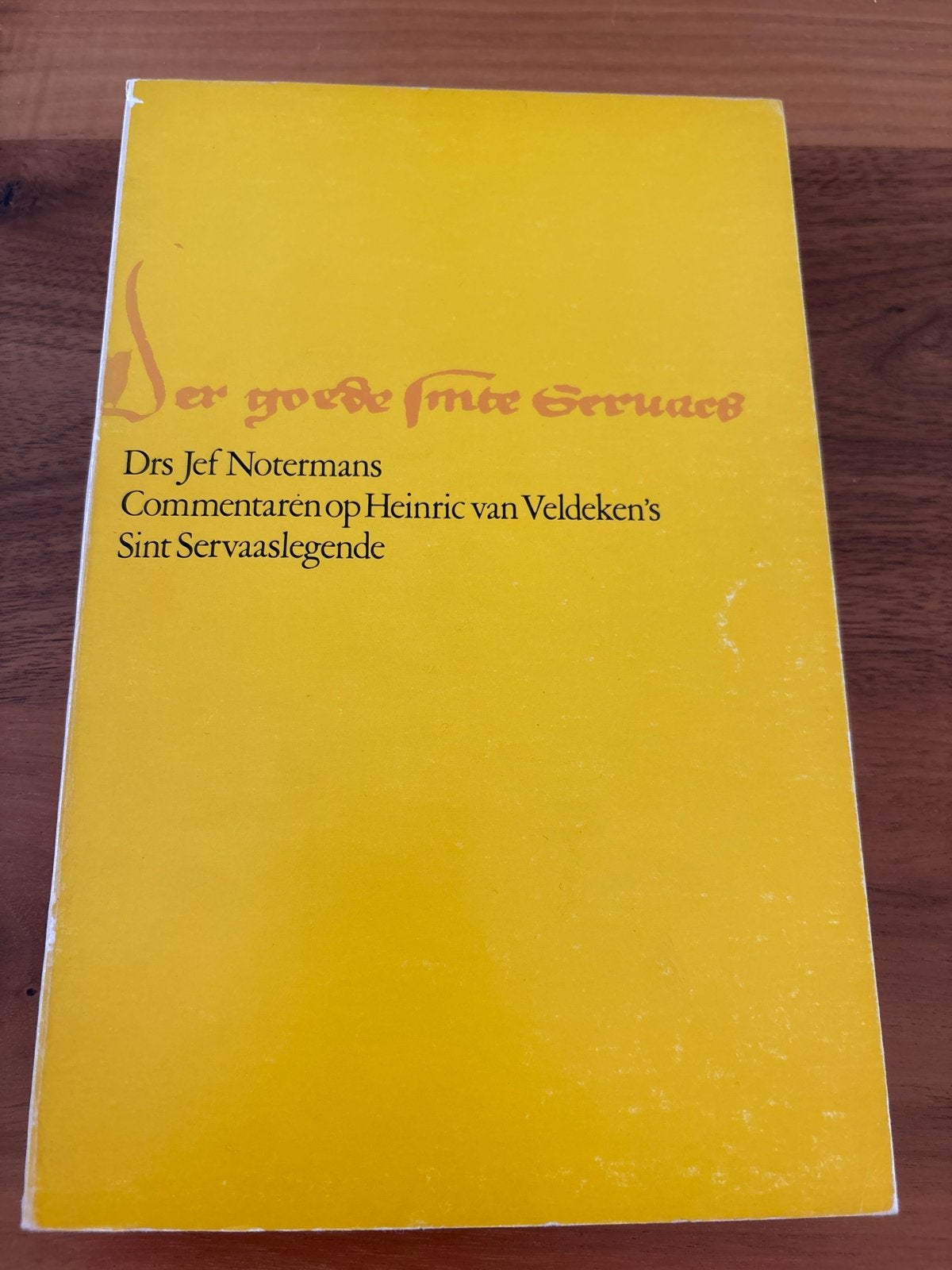 Drs Jef Notermans - Commentaren op Heinric van Veldeken, Ophalen of Verzenden, Zo goed als nieuw, Nederland