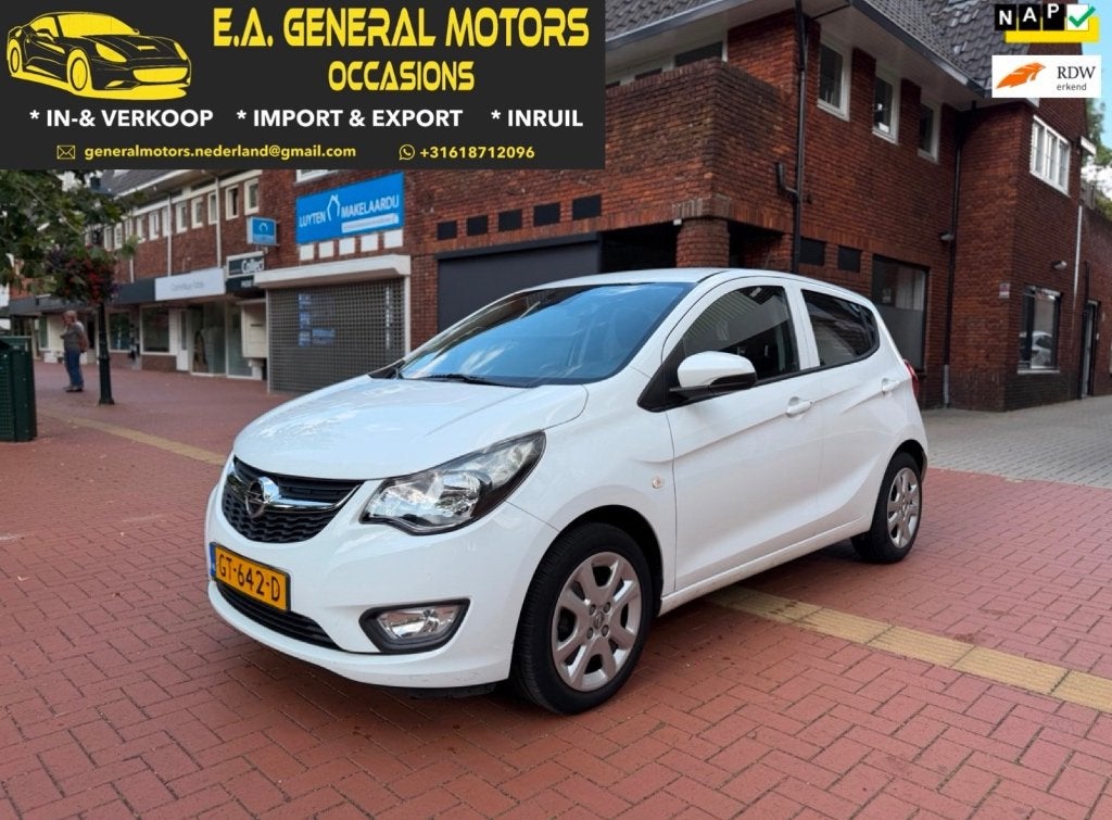Opel Karl 1.0 Ecoflex 2015 | NEW APK | FULL OPTION, Voorwielaandrijving, 839 kg, Stof, 74 pk