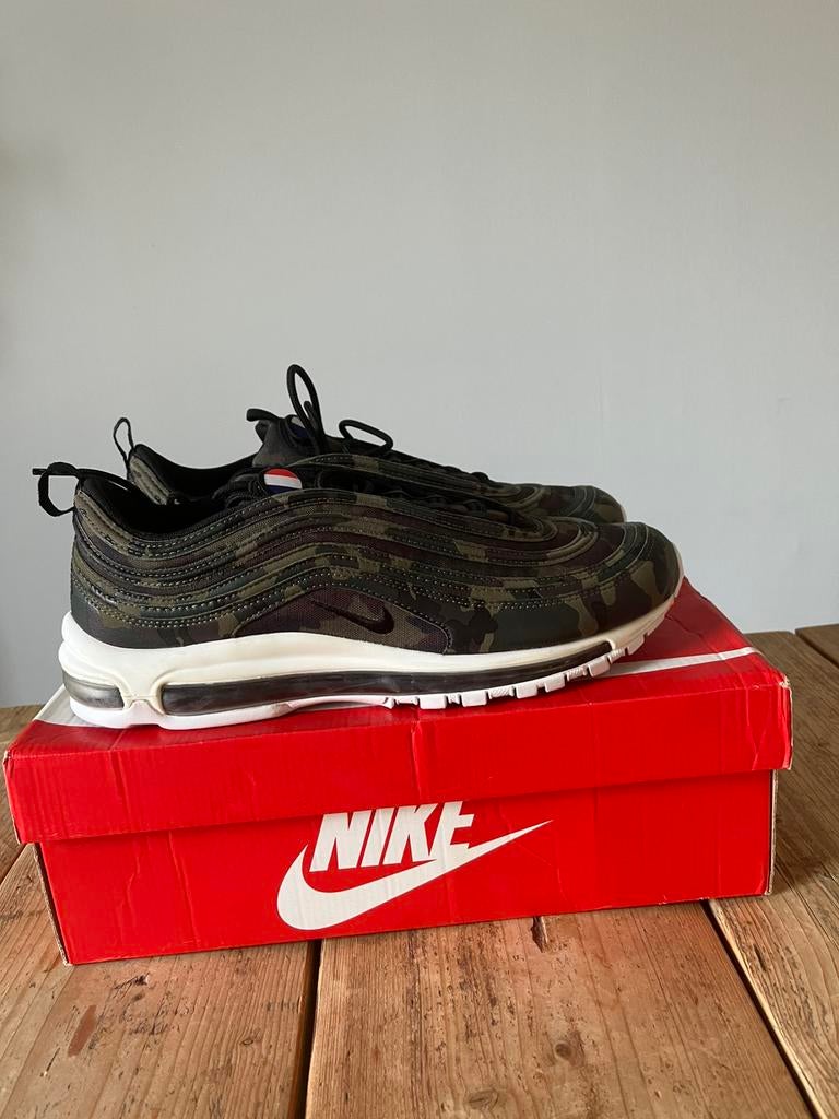 Nike Air Max 97 Camopack serie France maat 46, Overige kleuren, Nieuw, Ophalen of Verzenden, Sneakers of Gympen