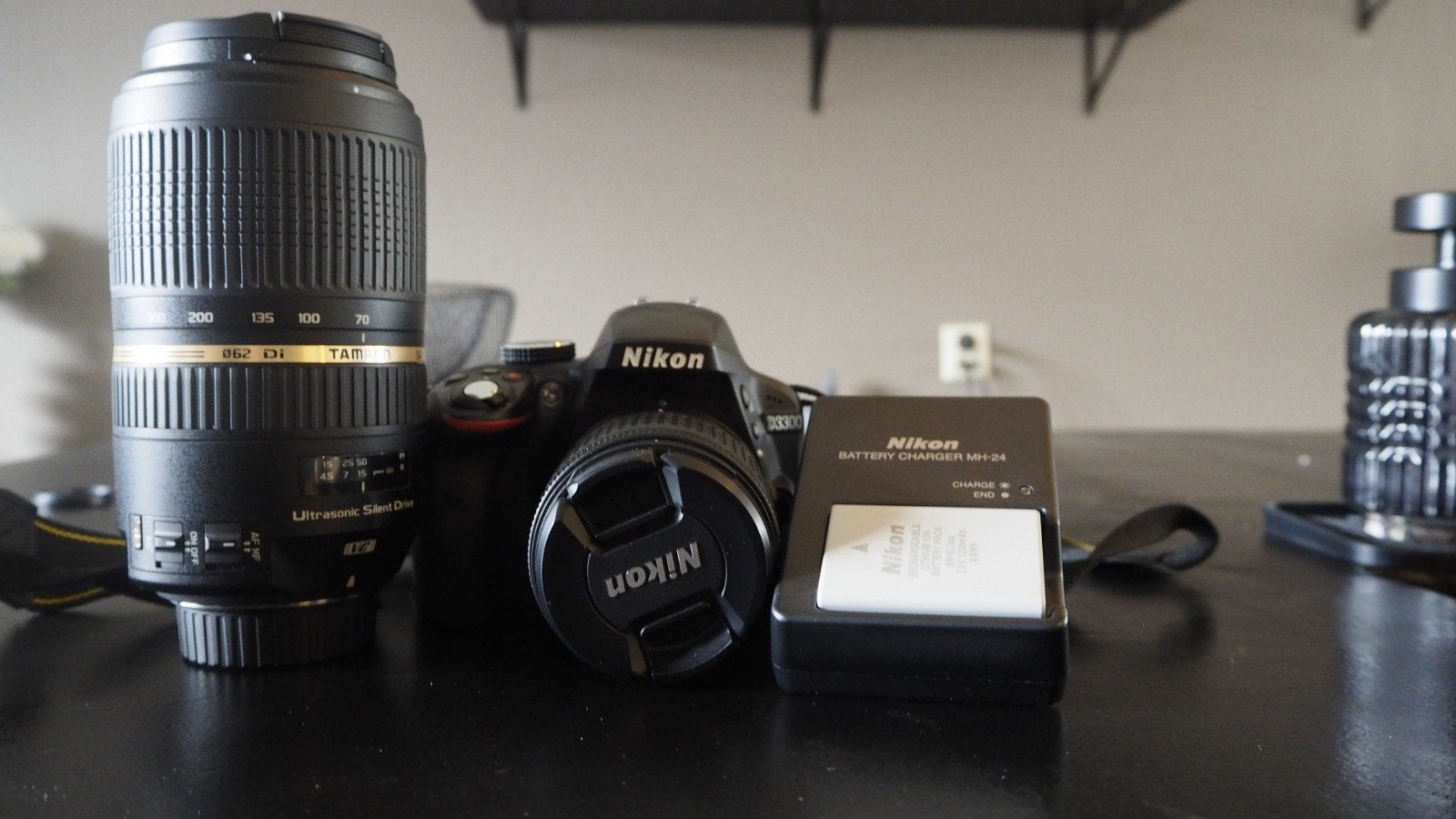 Nikon D3300 Spiegelreflexcamera met 2 lenzen en accessoires, Spiegelreflex, Ophalen of Verzenden, Zo goed als nieuw, Nikon