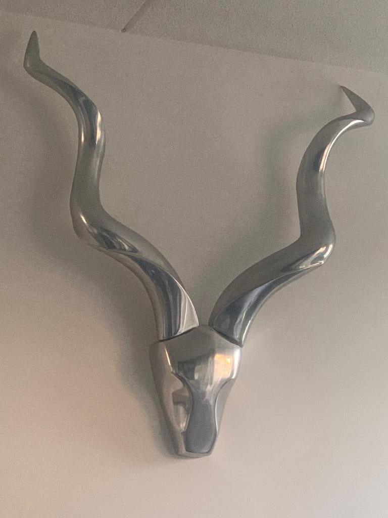 Aluminium kudu herten gewei, Ophalen
