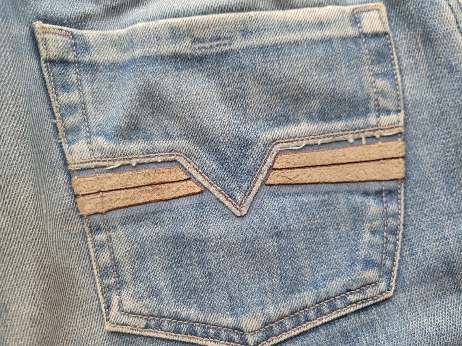 CLASSIC VINTAGE DIESEL ZATINY JEANS SIZE 33/32, Kleding | Heren, Ophalen of Verzenden, Zo goed als nieuw, Blauw, W33 - W34 (confectie 48/50)