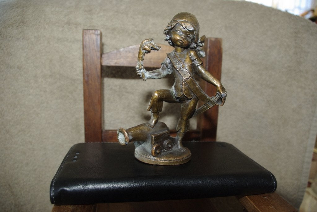 Tinnen  verbronzen beeldjes / tinnen beeldjes, Ophalen of Verzenden