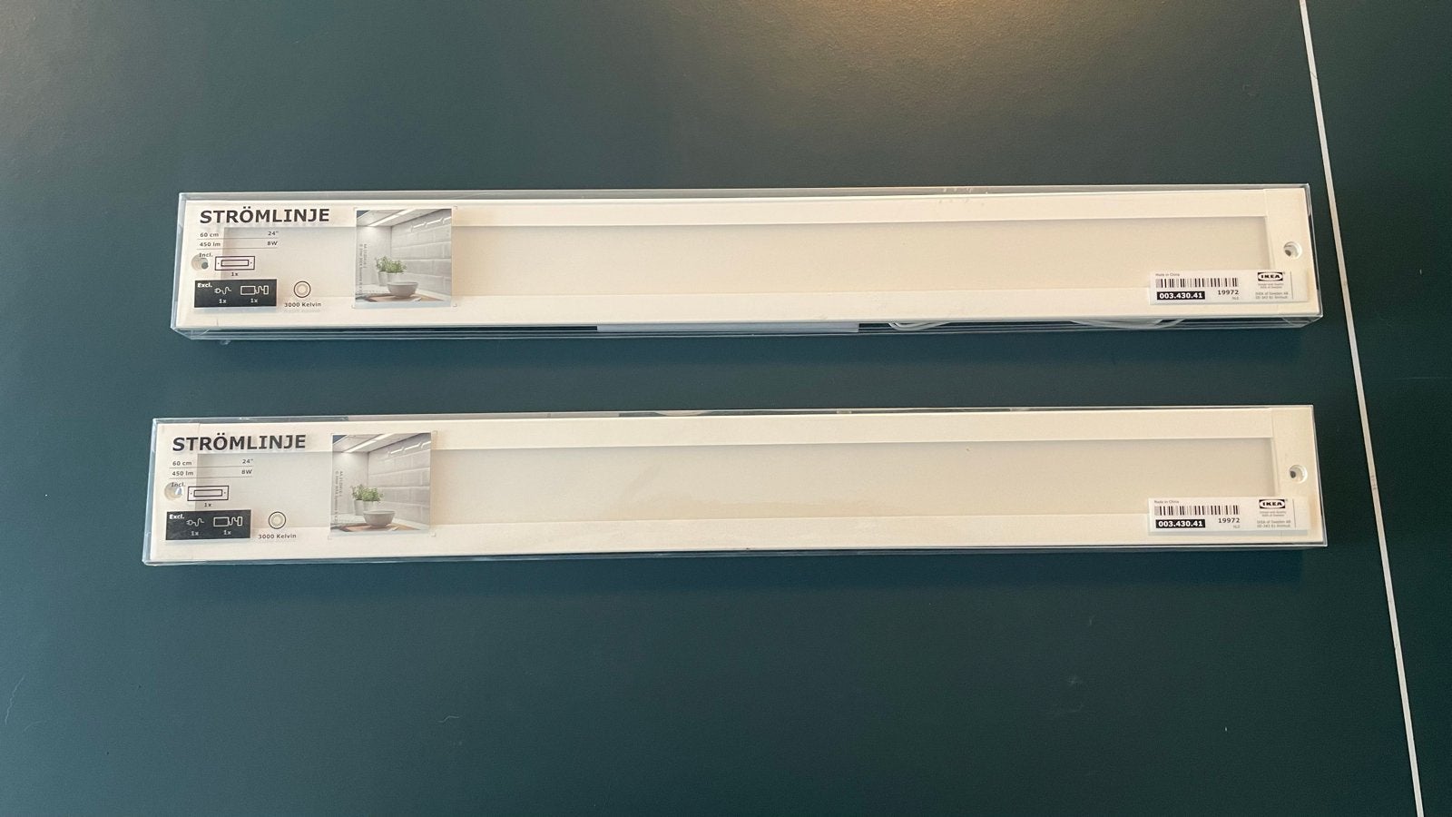 2x IKEA STRÖMLINJE LED-verlichting (nieuw in verpakking), Ophalen of Verzenden, Nieuw