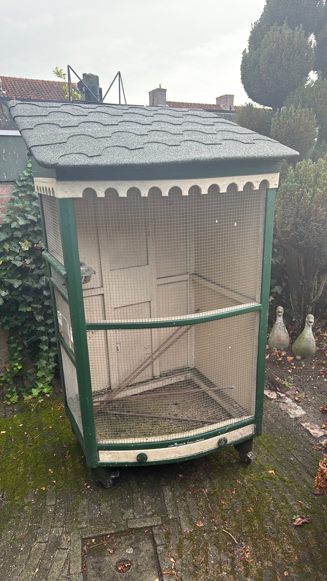 Vogel kooi voor buiten, Dieren en Toebehoren, Ophalen, Gebruikt, Hout, Volière