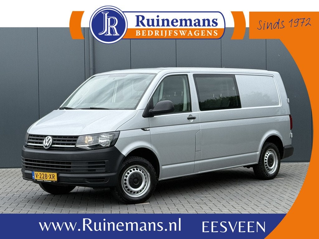 Volkswagen Transporter 2.0 TDI 150 PK / L2H1 / DUBBELE CABIN, Auto's, Voorwielaandrijving, 4 cilinders, 150 pk, Volkswagen